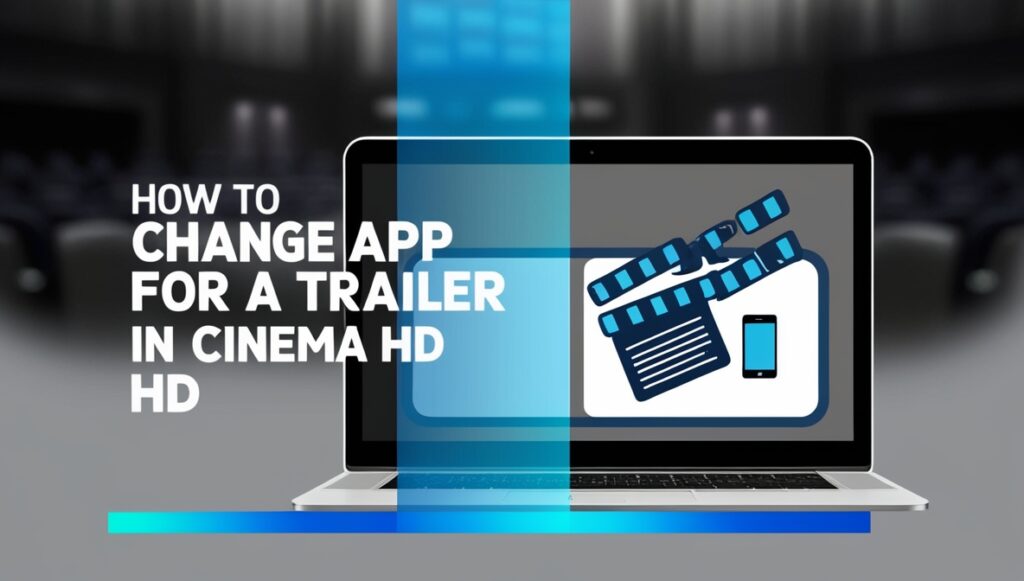 How to change app for trailer in cinema hd
